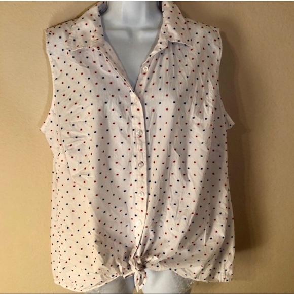 Talbots Sleeveless Button Down - Picture 1 of 6